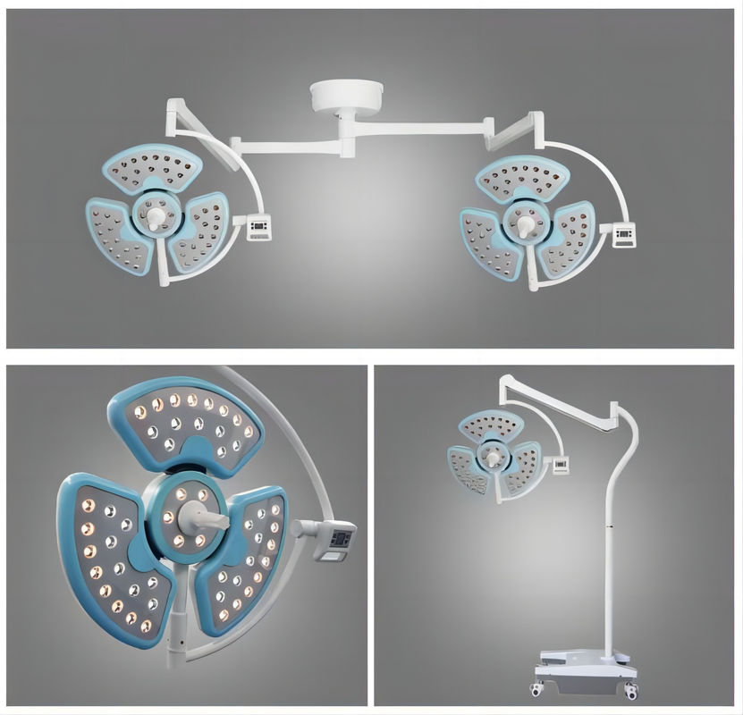 LED 3 بتلات من النوع المحمول بدون ظل مصباح التشغيل عملية المسرح ضوء EXPERT-LED720 / 720